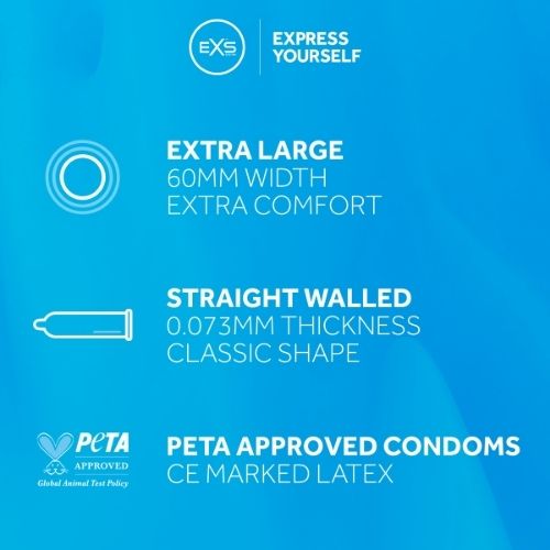 EXS Magnum Condoms 144 Pack from Online Poppers.