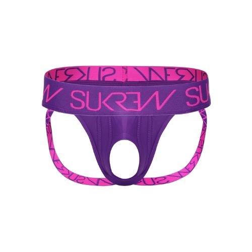 Sukrew Fantasy U-Style Jockstrap Purple from Online Poppers